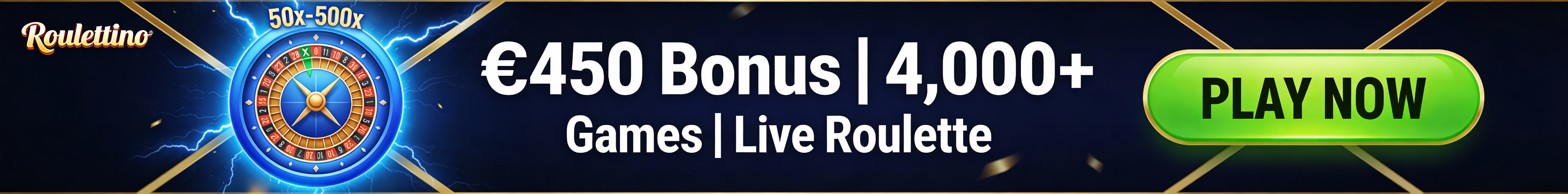 Roulettino Casino Banner - Graj i Wygraj
